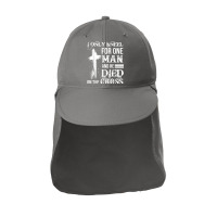 I Only Kneel For One Man And He Died On The Cross Jesus Sun Shade Cap | Artistshot