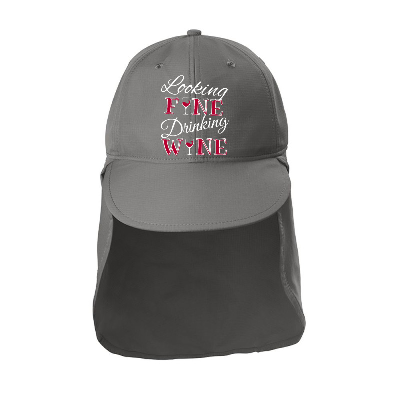 Wine Lover T  Shirt Looking Fine Drinking Wine T  Shirt Sun Shade Cap | Artistshot