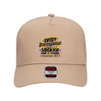 Kids Every Superhero Needs A Sidekick December 2021 Big Brother Mesh Back Trucker Hat | Artistshot