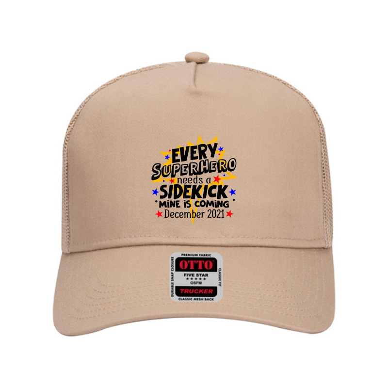 Kids Every Superhero Needs A Sidekick December 2021 Big Brother Mesh Back Trucker Hat by moonlight2270 | Artistshot