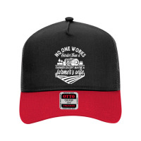 No One Works Harder Than A Farmer Except Maybe Farmer S Wife T Shirt Mesh Back Trucker Hat | Artistshot