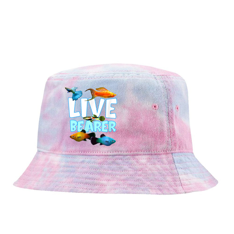 Live Bearer Aquarium Fish Funny Womens Guppies Endlers Fish T Shirt Tie Dyed Bucket Hat | Artistshot