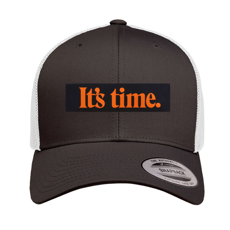 It's Time Retro Trucker Cap by coşkun | Artistshot