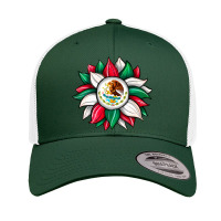 Sunflower Mexican Flag Retro Trucker Cap | Artistshot