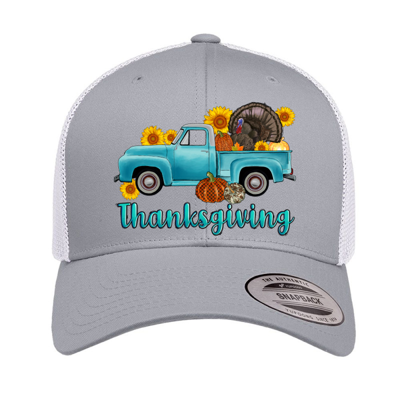 Thanksgiving Truck Turkey Retro Trucker Cap by AdoDesignShop | Artistshot