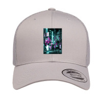 Tokyo Neon Night Synthwave Retro Trucker Cap | Artistshot