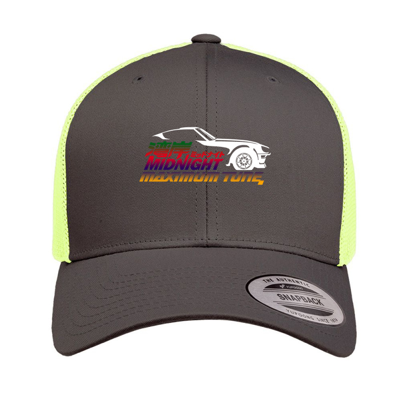 Midnight Maximum Tune Arcade Racing Retro Trucker Cap by LumLum | Artistshot