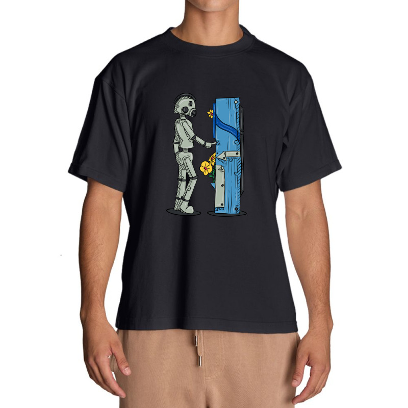 The Robot And The Vending Machine Urban Heavy T-shirt | Artistshot