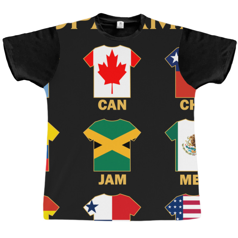 The Super Teams For 2024 Copa America Graphic T-shirt by Band78 | Artistshot