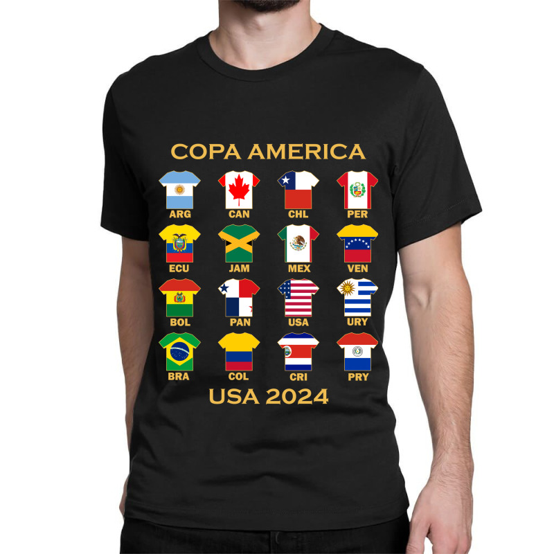 The Super Teams For 2024 Copa America Classic T-shirt by Band78 | Artistshot