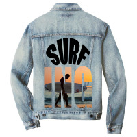 Surfing Men Denim Jacket | Artistshot