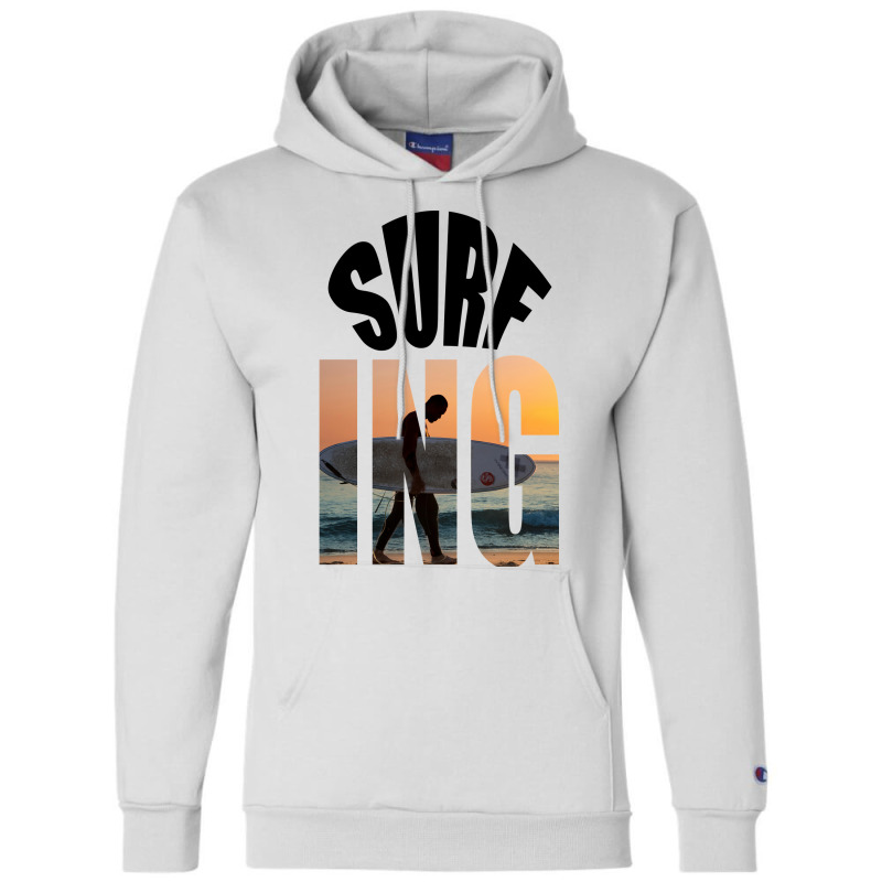 Surfing Champion Hoodie by DTFDOT | Artistshot