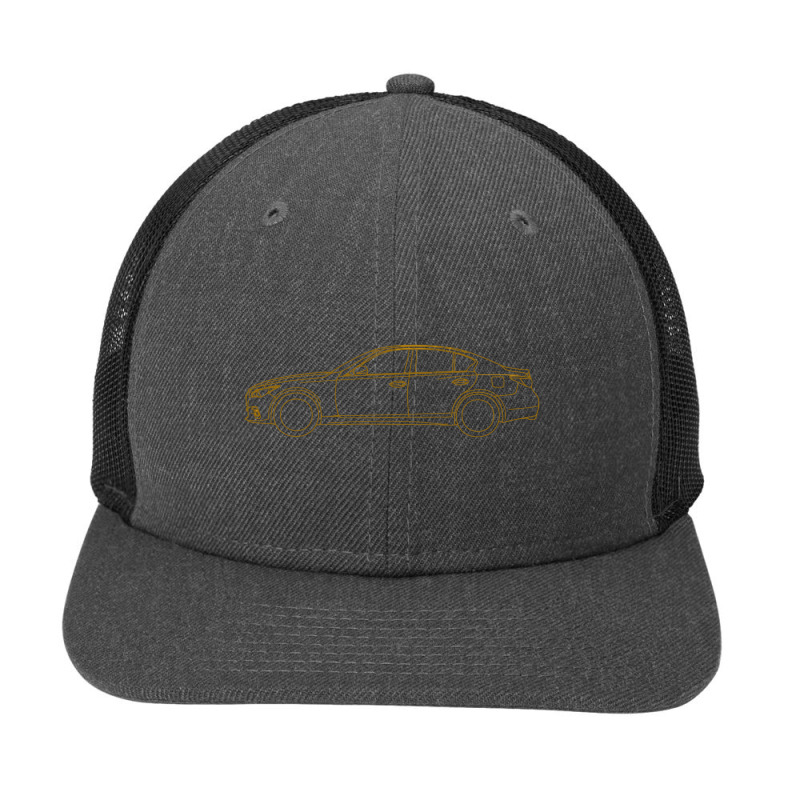 Infiniti Q50 Lineart (side) Snapback Trucker Cap by liebegrafik | Artistshot