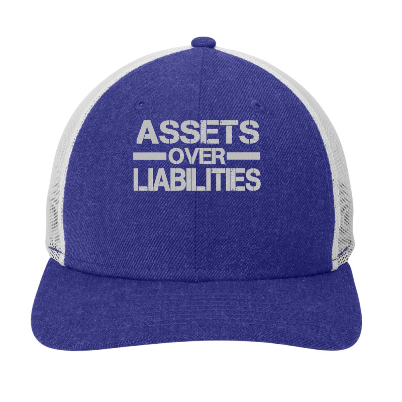 Assets Over Liabilities Mens Pullover Hoodie Snapback Trucker Cap by caulkyuladdenrxi | Artistshot