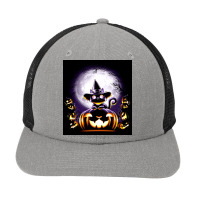 Witch Cat Night Snapback Trucker Cap | Artistshot