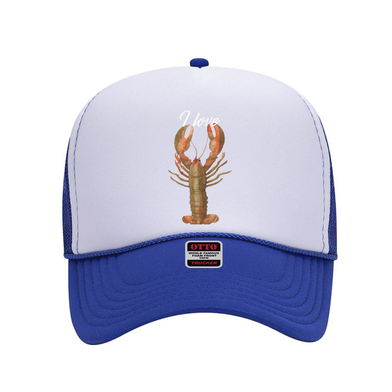 I Love Lobster Crustacean Lover T Shirt Foam Trucker Hat | Artistshot