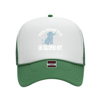 Your Argument Is Irrelephant Funny Elephant Foam Trucker Hat | Artistshot