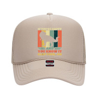 If You're Happy And You Know It Clap Your Oh Dinosaur T Rex T Shirt Foam Trucker Hat | Artistshot