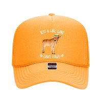 Fun Cute Just A Girl Who Loves Cows Foam Trucker Hat | Artistshot