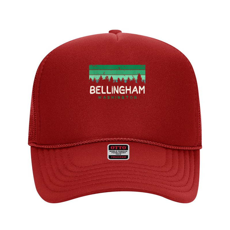 Bellingham Washington T Shirt Vintage Wa Gifts Souvenirs Foam Trucker Hat | Artistshot