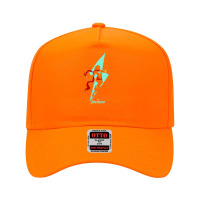 Ms Lightning Bolt Silhouette Adjustable Baseball Cap | Artistshot