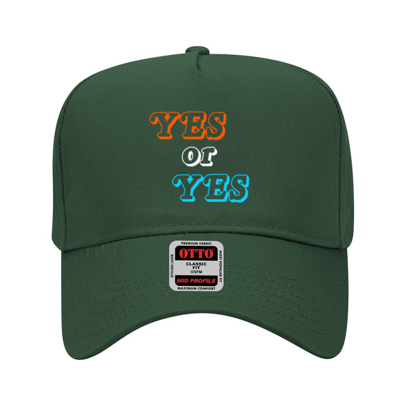 C:\users\administrator\desktop\design\3\2512. Tim Dillon\1\yes Or Yes  Adjustable Baseball Cap | Artistshot