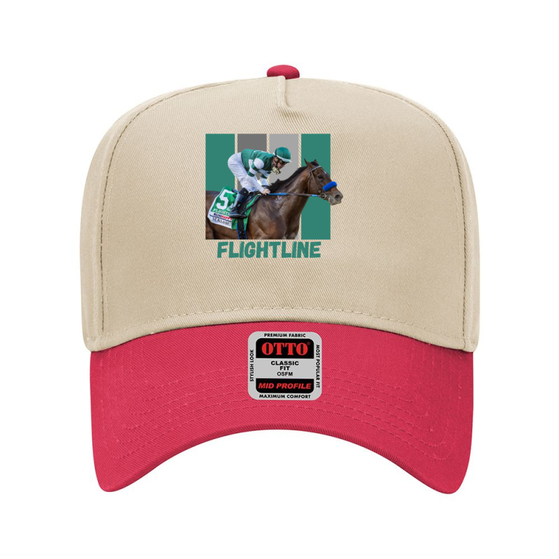 Flightline Horse Racing Thoroughbred Del Mar Santa Anita Pullover Hood Adjustable Baseball Cap by cm-arts | Artistshot