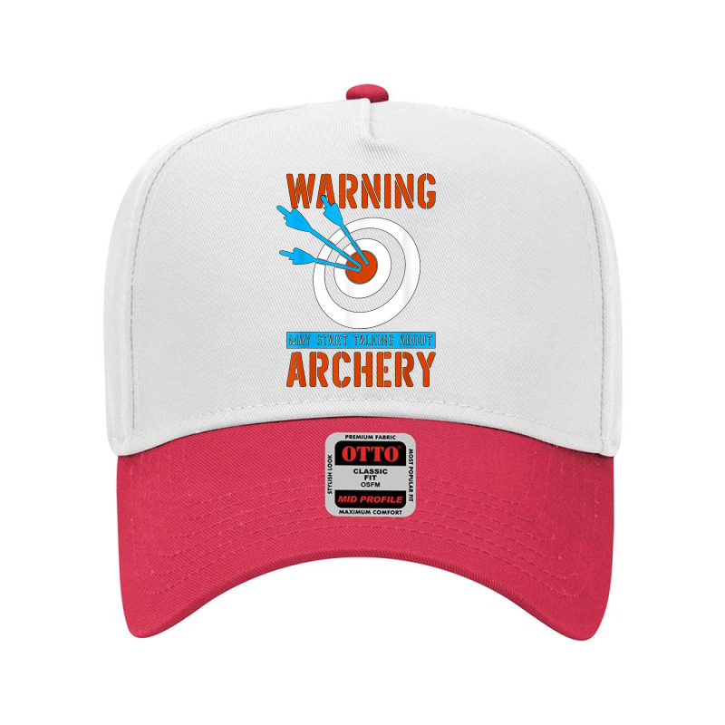 Warning May Start Crossbow Target Shooting Wear Bows Archery T Shirt Adjustable Baseball Cap | Artistshot