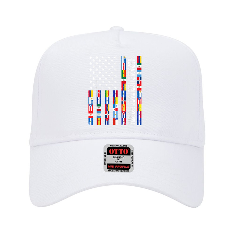 Latin American Flag Hispanic Heritage Month All Countries T Shirt Adjustable Baseball Cap by cm-arts | Artistshot