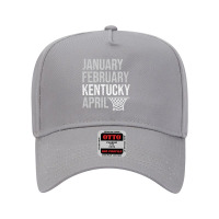 January February Kentucky April March Basketball Madness Fan Adjustable Baseball Cap | Artistshot