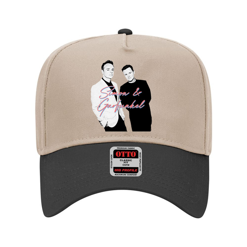 Simon & Garfunkel Ant & Dec 80s Style Parody Design Adjustable Baseball Cap | Artistshot