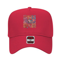 Nick Rewind 90's Character Grid Collage Adjustable Baseball Cap | Artistshot