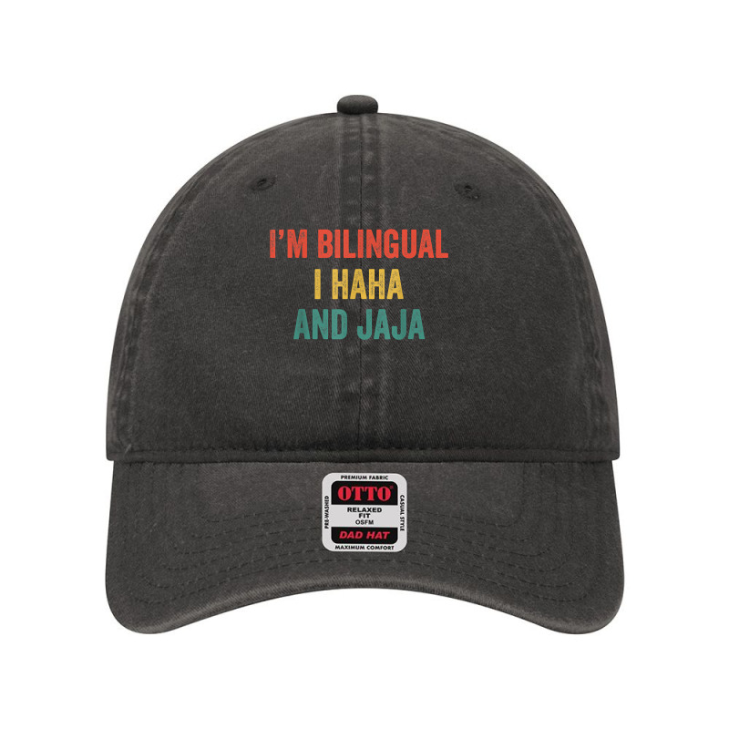 Im Bilingual I Haha And Jaja Funny Spanish Spanglish Teacher T Shirt Dyed Cap by tuckeynkriccijea | Artistshot