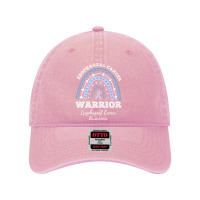 Rainbow Warrior Esophageal Cancer Awareness Dyed Cap | Artistshot