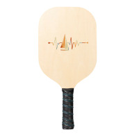 Sea Captain Gift.sail Boat Heartbeat Boat Sailing Pickleball Paddle | Artistshot