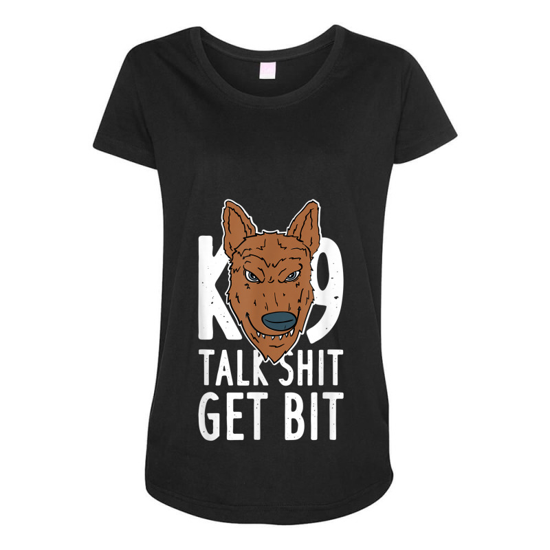 K9 German Shepherd Police Dog  Cop Peacemaker Crime Maternity Scoop Neck T-shirt | Artistshot