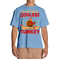 Thanksgiving Turkey I'm The Coolest Turkey Urban Heavy T-shirt | Artistshot