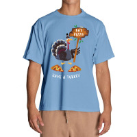 Thanksgiving Turkey Thanksgiving Eat Pizza Save A Turkey Urban Heavy T-shirt | Artistshot