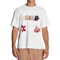 Funny Mommy Of The Birthday Kid Ringmaster Mom Circus Gift Urban Heavy T-shirt | Artistshot