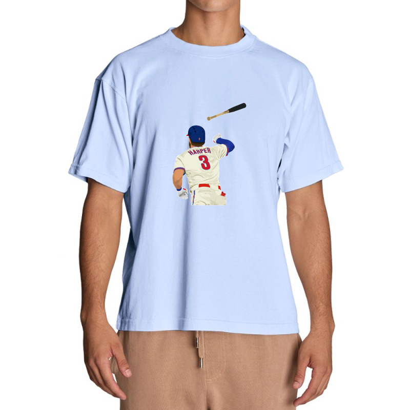 Bryce Harper Bat Flip Urban Heavy T-shirt | Artistshot