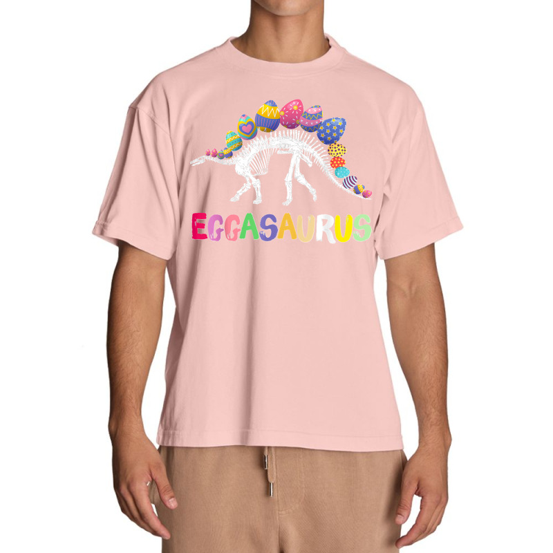 Funny Eggasaurus Stegosaurus Egg Dinosaur Happy Easter Day Urban Heavy T-shirt | Artistshot