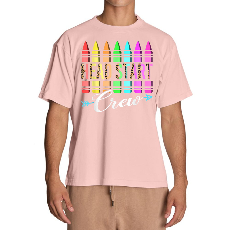 Team Head Start Crew Back To School Crayons Kids Teacher Urban Heavy T-shirt by MindyLeeLucas | Artistshot