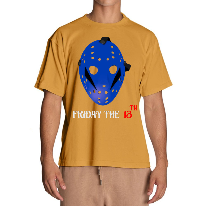 Blue Jason Mask Urban Heavy T-shirt by Belton Fitts | Artistshot