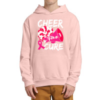 Cheer For Cure Pink Ribbon Awareness Women Urban Pullover Hoodie | Artistshot