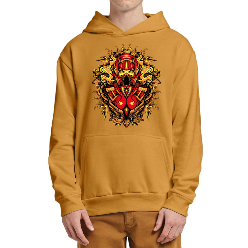 Red Geisha Urban Pullover Hoodie by mochamad ervando | Artistshot