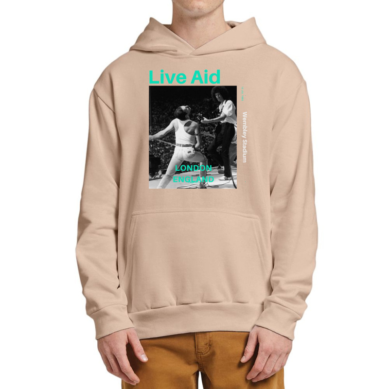 Live Aid At Wembley Urban Pullover Hoodie by LaDonnaOesterle | Artistshot