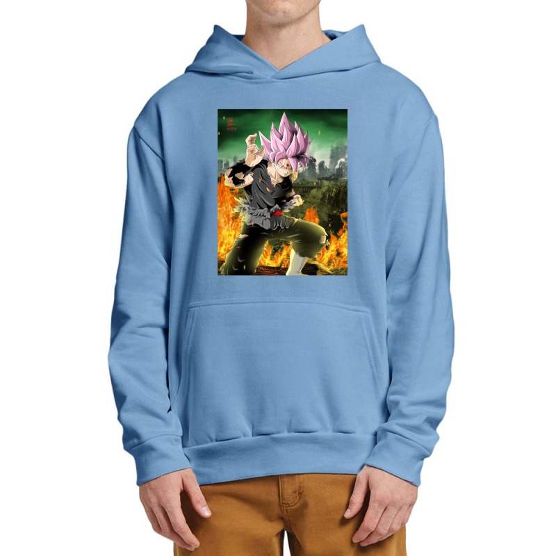 Black Goku Super Saiyan Rosé Dragonball Super.png Urban Pullover Hoodie by ardylanda | Artistshot