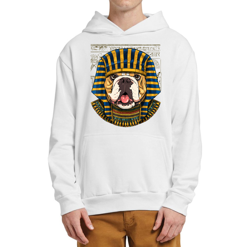 Ancient Egyptian Goddess American Bulldog Pyramid Dog Lovers Urban Pullover Hoodie | Artistshot