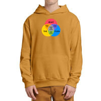 Venn Diagram What The Fuck Urban Pullover Hoodie | Artistshot