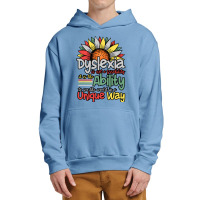 Dyslexia Is Not A Disability   Dyslexia Awareness Day Long Sleeve T Sh Urban Pullover Hoodie | Artistshot